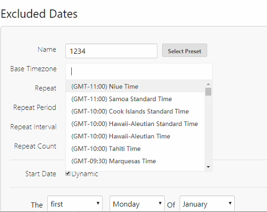 timezone